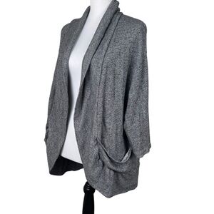 GAP Marled Fray Open Front Pockets Cardigan Women’s Size XL